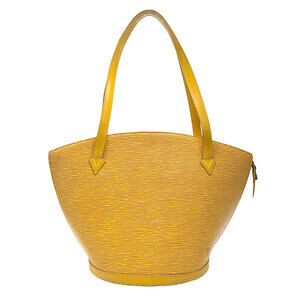 Louis Vuitton Epi Saint Jacques Shopping Shoulder Bag Leather Tassili Yellow